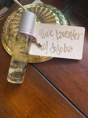 Clear Glass Roller Bottle with Lavender Infusion
